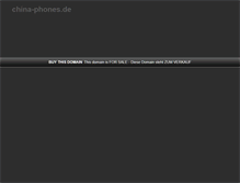 Tablet Screenshot of china-phones.de